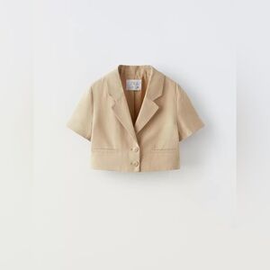NWT ZARA CROP BLAZER